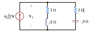 Given the network in Fig. P9.9, find the power supplied and the average power absorbed by each element. Figure P9.9