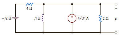 Determine the average power supplied by each source in the network shown in Fig. P9.24.     Figure P9.24