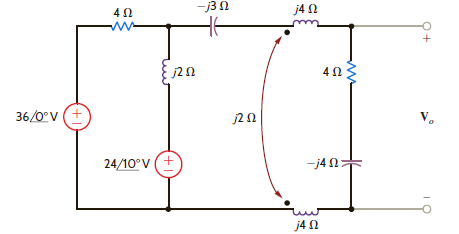 Find V o in Fig. E10.5.     Figure E10.5
