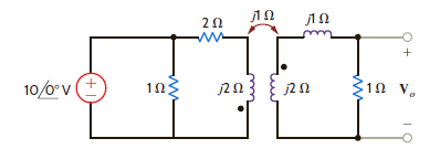 Find V o in the circuit in Fig. P10.9.     Figure P10.9