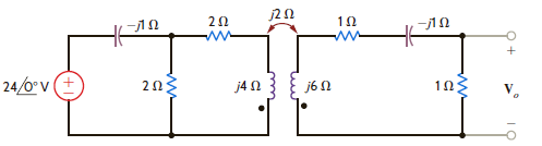 Find V o in the circuit in Fig. P10.10.     Figure P10.10