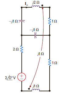Determine I o in the network in Fig. P10.16. Figure P10.16