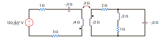 Determine the impedance seen by the source in the network shown in Fig. P10.19. Figure P10.19
