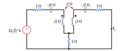 Find I o in the circuit in Fig. P10.21. Figure P10.21