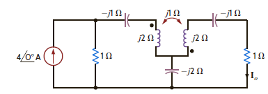 Find I o in the circuit in Fig. P10.23.     Figure P10.23