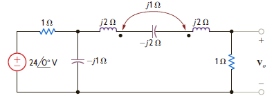 Find V o in the network in Fig. P10.26. Figure P10.26
