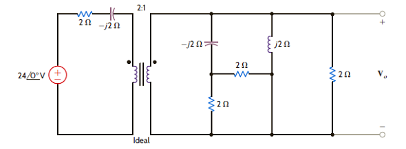 Find V o in the circuit in Fig. P10.54.     Figure P10.54