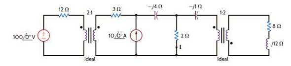 Find I in the network in Fig. P10.62. Figure P10.62