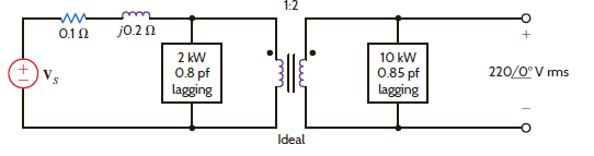Find V S in the network in Fig. P10.77.     Figure P10.77
