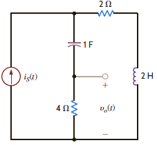 Find the transfer impedance V o ( s )/ I s ( s ) for the network shown in Fig. P12.4. Figure P12.4