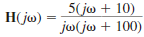 Sketch the magnitude characteristic of the Bode plot for the transfer function