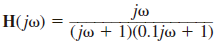 Draw the Bode plot for the network function