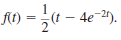 Find F ( s ) if