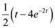 Consider the function. Consider the formula for Laplace transform. Substitute for . Therefore, the Laplace transform of the function is .