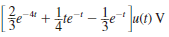 The output of a network is expressed as Determine the output as a function of time. a. b. c. d.