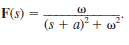 If f ( t ) = e at sin t, show that