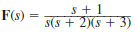 Given the following functions F ( s ), find f ( t ). (a) (b)