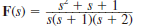 Given the following functions F ( s ), find f ( t ). (a) (b)