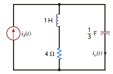 The initial conditions in the circuit in Fig. 14PFE-3 are zero. Find the transfer function I o ( s )/ I s ( s ). Figure 14PFE-3 a. b. c. d.