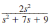In the circuit in Fig. 14PFE-4, use Laplace transforms to find the current I ( s ). Assume zero initial conditions and that v s ( t ) = 4 cos t u ( t ) V. Figure 14PFE-4 a. b. c. d.