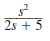 Assuming that the initial inductor current is zero in the circuit in Fig. 14PFE-5, find the transfer function V o ( s )/ V s ( s ). Figure 14PFE-5 a. b. c. d.