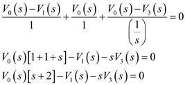 Refer to Figure P14.11 in the textbook. Convert elements into s-domain: Draw the circuit diagram in s-domain. Write the following equations using Figure 1. Apply nodal analysis at node . Substitute and expressions. Resolve into partial fractions. Determine the value of . Determine the value of . Determine the value of . The partial fraction expansion of is, Apply inverse Laplace transform. Therefore, the output voltage is .