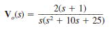 The voltage response of the network to a unit step input is Is the response overdamped