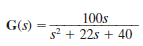 The transfer function of the network is given by the expression Determine the damping ratio, the undamped natural frequency, and the type of response that will be exhibited by the network.
