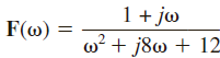 Given that , find the Fourier transform of (a) f (2 t ) (b) f ( t 2) (c) 8 f ( t/ 2) (d) f (4 t 1)