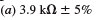 Calculate the permissible ohmic range of a resistor whose resistance value and tolerance are