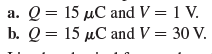 Determine the capacitance, C , of a capacitor if