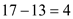 The given subtraction is   Rewrite the above subtraction as   Change the above subtraction problem into an addition problem as     The number needed to complete the check is 4.