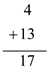 The given subtraction is   Rewrite the above subtraction as   Change the above subtraction problem into an addition problem as     The number needed to complete the check is 4.
