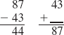 Use addition to check each subtraction problem. If an answer is not correct, find the correct answer. See Example.      Example    