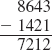 Use addition to check each subtraction problem. If an answer is not correct, find the correct answer. See Example.      Example    