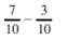 Add or subtract. Write answers in lowest terms.   