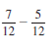 Add or subtract. Write answers in lowest terms.   