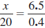 Find the unknown number in each proportion. In Problems 11-13, round the answers to the nearest hundredth, if necessary.  <div style=padding-top: 35px> 