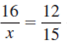 Find the unknown number in each proportion. Round answers to the nearest hundredth, if necessary.  <div style=padding-top: 35px> 