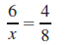 Find the unknown number in each proportion. Round your answers to hundredths, if necessary. Check your answers by finding the cross products. See Examples 1 and 2.