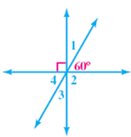 In the figure you are given the measures of two of the angles. Find the measure of the other angles.