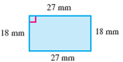 Find the area of the rectangle or square. Round your answers to the nearest tenthwhen necessary.