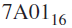 Convert the hexadecimal number to binary.