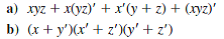 Construct a truth table for the following: