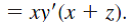Using DeMorgan's Law, write an expression for the complement of F if F ( x,y,z )