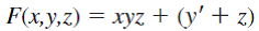 Draw the combinational circuit that directly implements the Boolean expression: