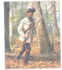 In the Revolutionary War, the Americans had an advantage in using long rifles, instead of the smooth bore muskets used by the British. The long rifle had a barrel of 48 in. or more, whereas the musket barrel length was on the order of 30 in. (Fig.). The long rifle had a much greater range than the musket. Explain this greater range in terms of work and impulse. (The rifling grooves in the barrel of a rifle cause the bullet to spin, which gyroscopically improves stability and accuracy. See Section 8.5.).     FIGURE Long rifle See Conceptual Question.