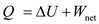 a) Isothermal process is one in which the temperature remains constant throughout the process. Assuming internal energy is a function of temperature only, we can say that there will be no change in the internal energy of system during an isothermal process. In this process the internal energy remains constant, but there will be change in pressure and volume. Therefore, the correct option is (2). b) The first law of thermodynamics is essentially the principle of conservation of energy, which states that in all transformations, the total heat energy supplied must be balanced by external work done plus the increase in internal energy of the system and expressed as In isothermal process, the change in internal energy of the system is zero, that is . The mathematical form of First law of thermodynamics is Substitute zero for , and for . According to sign convention, heat absorbed by the system is taken as positive, and heat given out by the system is taken as negative. Since the value of is positive, the net amount of heat will be added to the system. Hence, the amount of heat added to the system is .