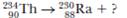 Complete the following radioactive decay formulas: (a)    (b)    (c)  