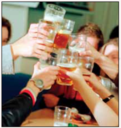 Does Binge Drinking Cause Later Health Problems?  It is well known that adolescent drinking causes plenty of immediate health problems such as sleeplessness, fatigue, headaches, and lower cognitive functioning. But does adolescent binge drinking (having at least five alcoholic drinks on one occasion) have any long-term effects on health? According to a recent study, the answer is yes. Binge drinking during adolescence was found to have a variety of long-term, negative health consequences, and the risks remained even for people who stopped drinking during their teenage years. Researchers at the University of Washington followed 808 people (about equal numbers of males and females) from ages 10 to 24, interviewing them numerous times asking about their drinking and other drug use, exercise habits, and health. They identified four types of teenage drinkers: nonbinge drinkers (including nondrinkers), who never or rarely engaged in binge drinking; chronic heavy drinkers, who drank throughout adolescence; escalators, who started drinking in mid-adolescence and quickly increased their alcohol use; and late onsetters, who began drinking late in their teenage years. Findings showed that nonbinge drinkers were in the best health at age 24, based on weight, physical activity, blood pressure, and number of times they got sick. Chronic heavy drinkers were in the worst physical health. For example, compared to nonbinge drinkers, they were almost four times as likely to be overweight and to have high blood pressure. Also, late onsetters were more likely to get sick than nonbinge drinkers, but surprisingly escalators were not found to have poorer health than teens who did not binge drink. The researchers adjusted the study's statistical analyses to account for factors that might explain the findings, such as income level, gender, ethnicity, and level of drinking at age 24. Even so, they still found teenage binge drinking to be associated with later health problems. These results support the role of alcohol in long-term health risk. Although these findings are impressive, the researchers cannot conclude that adolescent binge drinking causes later health problems. Instead, they state that those who binge drink may choose certain lifestyles and engage in certain behaviors that more directly contribute to poorer health. When these factors are better understood, interventions can be more effective in reducing the occurrence of teenage binge drinking.    Question What are the advantage and disadvantage of this study?